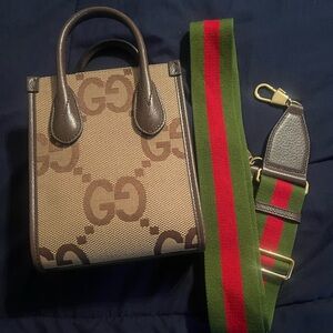 Jumbo GG Gucci mini tote crossbody